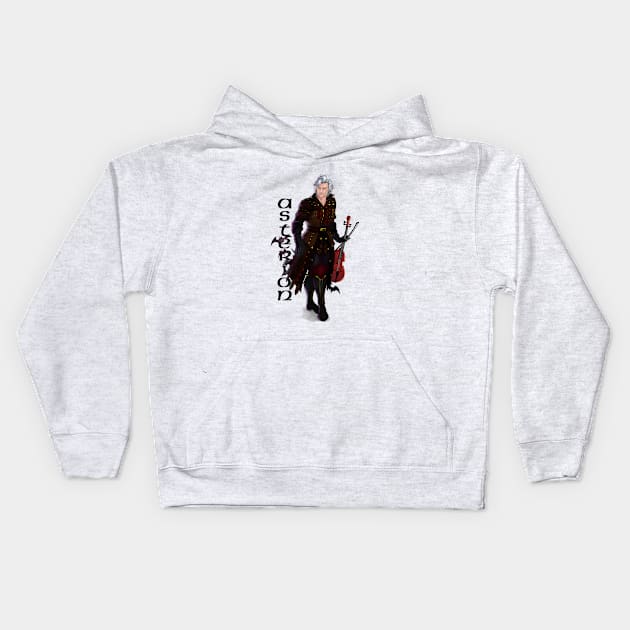 Asterion - Baldurs Gate 3 Kids Hoodie by An_dre 2B